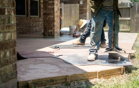 An image of Stamped Concrete in Garden Grove CA
